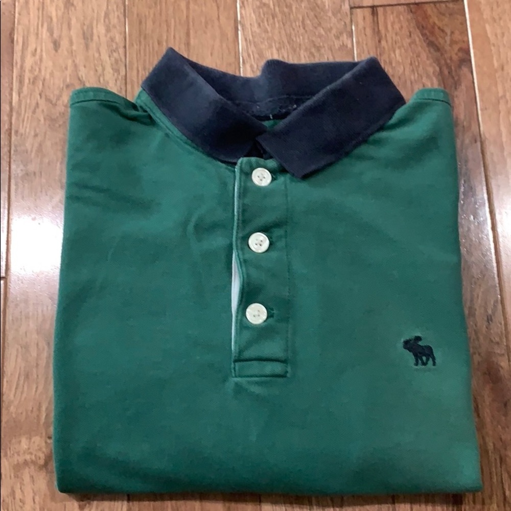 Green Abercrombie and Fitch Polo Shirt